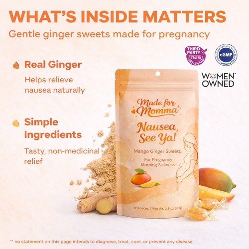 MadeForMomma Nausea, See Ya! Mango-Ginger Sweets